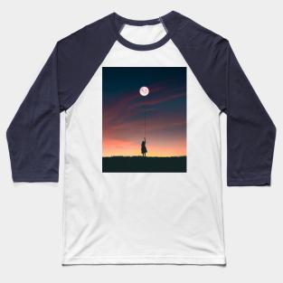 Catching the Moon Baseball T-Shirt